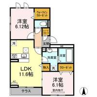 愛知県名古屋市西区江向町2丁目(アパート)の賃貸物件の間取り