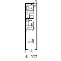studio Nの間取り