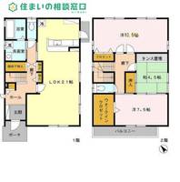 愛知県岡崎市上地1丁目(一戸建)の賃貸物件の間取り