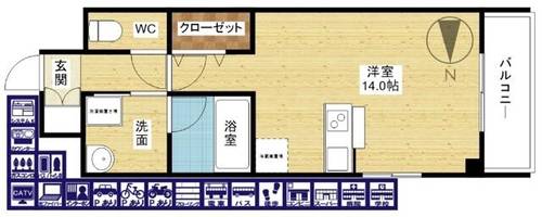 物件の間取り画像