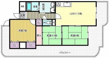 物件の間取り画像