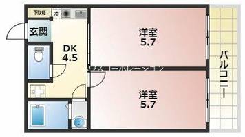 物件の間取り画像