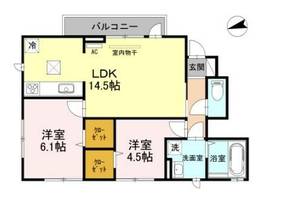 ディアコートMの間取り