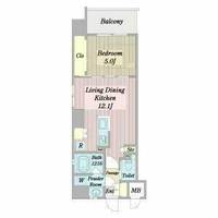 K CLASSY IMAIKEの間取り