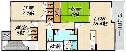 物件の間取り画像