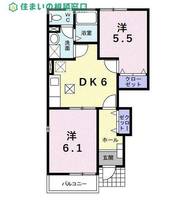 愛知県碧南市相生町4丁目(アパート)の賃貸物件の間取り