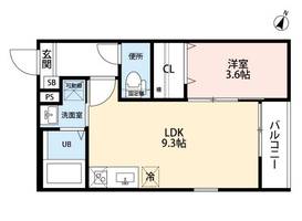 愛知県名古屋市南区柵下町4丁目(アパート)の賃貸物件の間取り