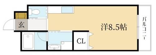 悠明館の間取り