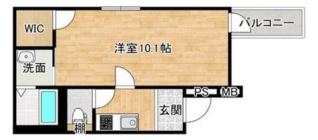 フジパレス豊新Ⅴ番館の間取り