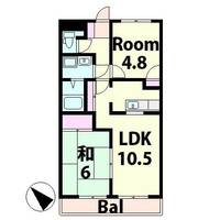 シャルマンハウス1の間取り