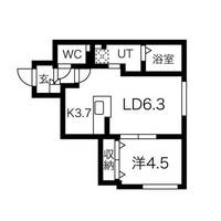 CASTELLO DEL SOLE SUMIKAWAの間取り
