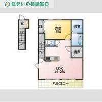 愛知県西尾市熊味町中泡原(アパート)の賃貸物件の間取り