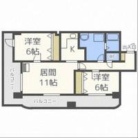 ノースシティHIRAGISHI405の間取り