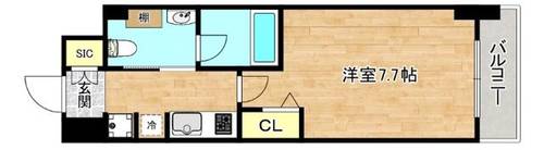 大阪府大阪市旭区森小路1丁目(マンション)の賃貸物件の間取り