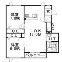 さくら館壱の間取り
