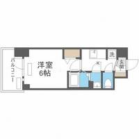 プレサンス新大阪ストリーム1504の間取り