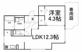 シャルム蒲生の間取り