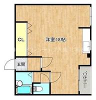 大阪府大阪市生野区中川1丁目(マンション)の賃貸物件の間取り