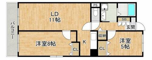 物件の間取り画像