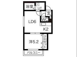 パールハイム平岸の間取り