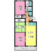 福岡県春日市大土居1丁目(マンション)の賃貸物件の間取り