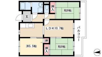物件の間取り画像