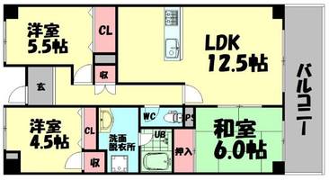 物件の間取り画像