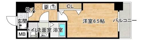 Luxe新大阪北の間取り