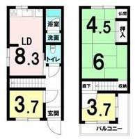 物件の間取り画像