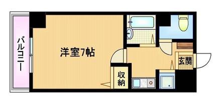 大阪府大阪市都島区都島本通2丁目(マンション)の賃貸物件の間取り