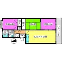 福岡県福岡市東区三苫4丁目(マンション)の賃貸物件の間取り
