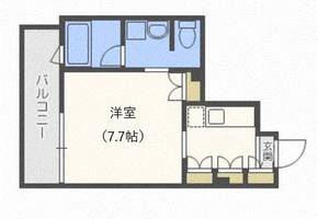北海道札幌市中央区南三条東3丁目(マンション)の賃貸物件の間取り