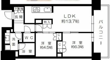 物件の間取り画像