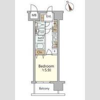 大阪府大阪市福島区玉川4丁目(マンション)の賃貸物件の間取り