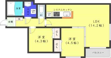 物件の間取り画像
