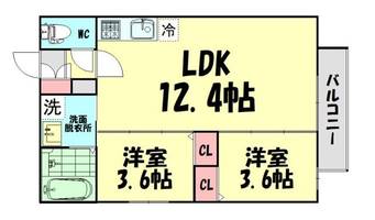 物件の間取り画像