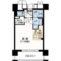 北海道札幌市中央区南十四条西1丁目(マンション)の賃貸物件の間取り