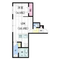 北海道札幌市中央区南五条西8丁目(マンション)の賃貸物件の間取り