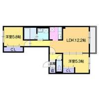 北海道札幌市中央区南十二条西18丁目(マンション)の賃貸物件の間取り