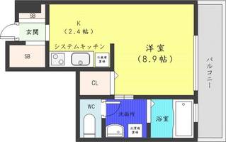 北海道札幌市中央区南三条東3丁目(マンション)の賃貸物件の間取り