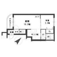 北海道札幌市西区琴似二条2丁目(マンション)の賃貸物件の間取り