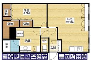 エクセルクイーン塚本の間取り
