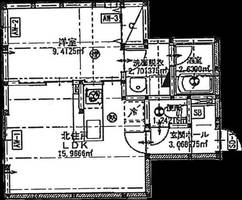 福岡県福岡市博多区麦野6丁目(アパート)の賃貸物件の間取り