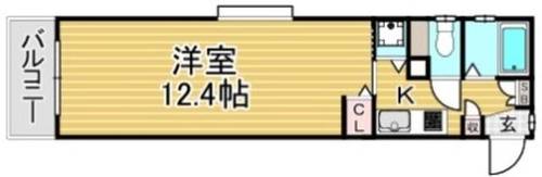 福岡県大野城市東大利1丁目(マンション)の賃貸物件の間取り