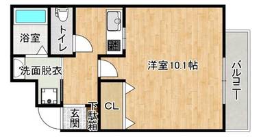 コートビレッジⅡの間取り