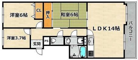 物件の間取り画像