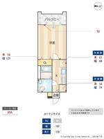 福岡県福岡市南区野間2丁目(マンション)の賃貸物件の間取り
