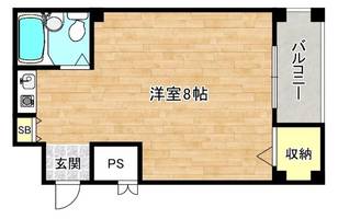 大阪府大阪市城東区関目5丁目(マンション)の賃貸物件の間取り