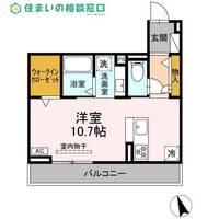 愛知県岡崎市明大寺町字西郷中(アパート)の賃貸物件の間取り