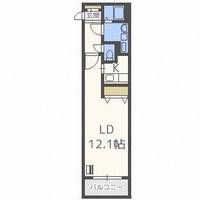北海道札幌市中央区南六条西24丁目(マンション)の賃貸物件の間取り